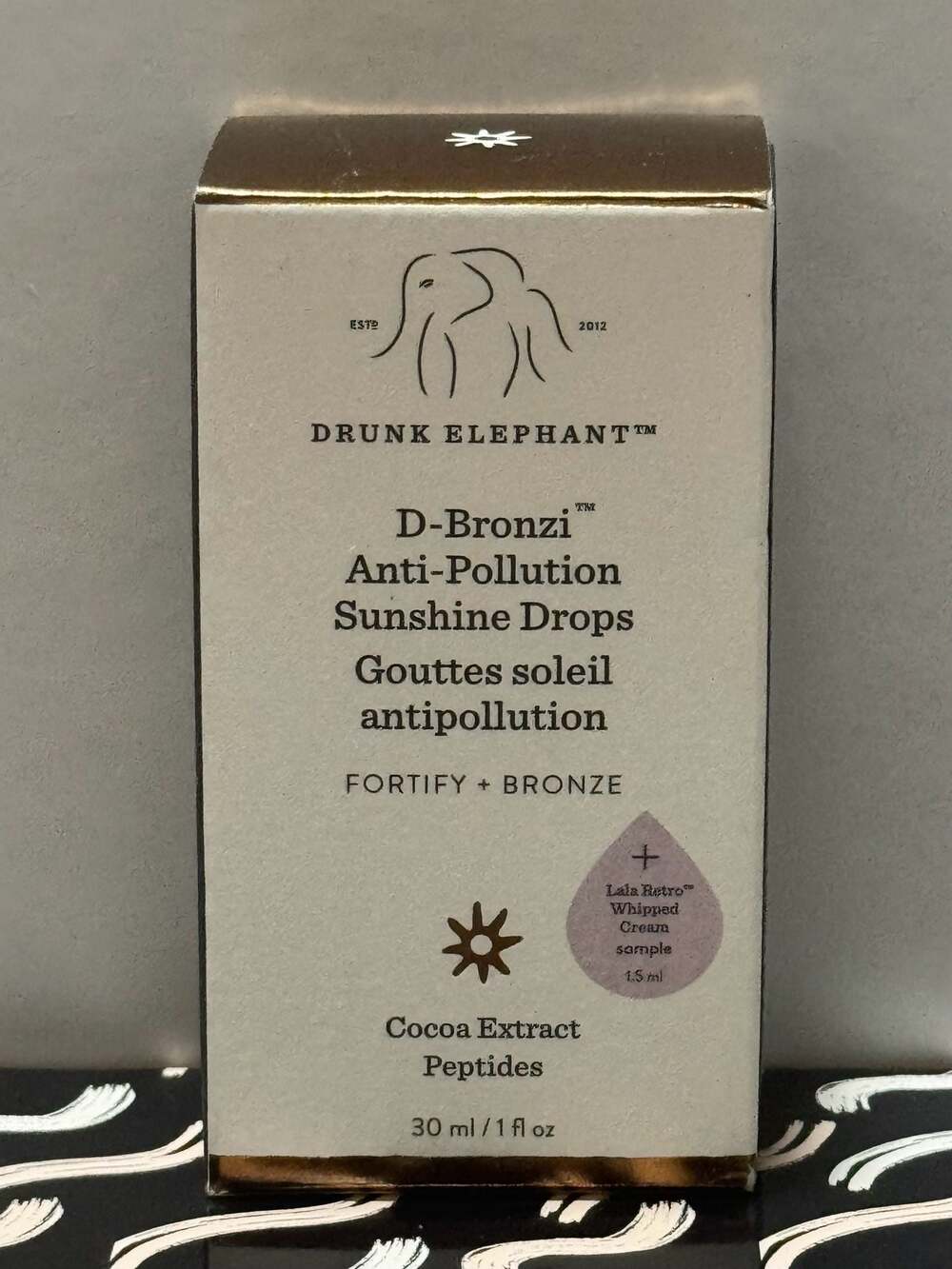 Drunk Elephant Bronzing Sunshine Drops w/ Lala Retro Whipped Cream Sample